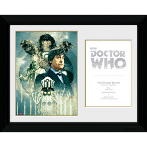 Rámovaný Obraz - Doctor Who - 2nd Doctor Patrick Troughton
