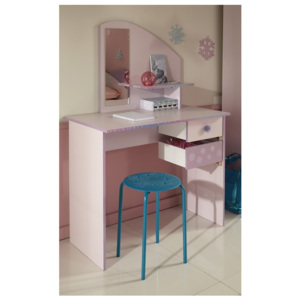 PA Detský písací stôl Frozen - svetlo ružová/fialková