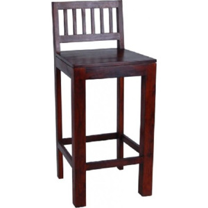 Furniture nábytok Masívna barová stolička z Palisanderu Dárjúš 45x45x105 cm