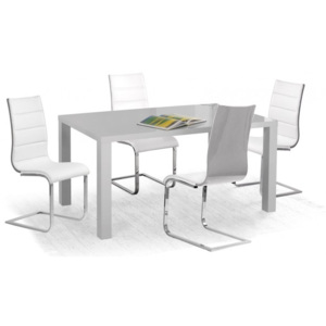 Jedálenský stôl ronald - jedálenský stôl 160x90 cm (sivý lak)