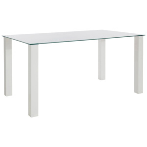 Biely jedálenský stôl 13Casa Nake, 160 x 90 cm