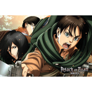 Plagát, Obraz - Attack on Titan (Shingeki no kyojin) - Scouts, (91,5 x 61 cm)