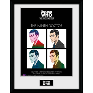 Rámovaný Obraz - Doctor Who - Spacetime Tour 9th Doctor