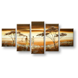 Maľovaný obraz na stenu AFRIKA FB333E5 (maľované obrazy FABIO)