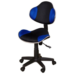 Modro-čierna kancelárska stolička SOB Office