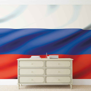 Fototapeta, Tapeta Ruská vlajka, (91 x 211 cm)