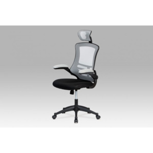 Kasper Grey - Kancelárska stolička (sivá, čierna)