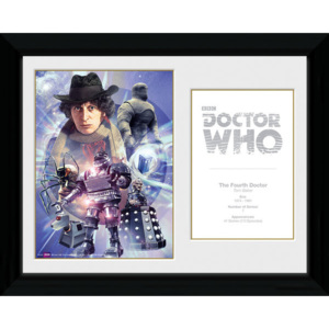 Rámovaný Obraz - Doctor Who - 4th Doctor Tom Baker