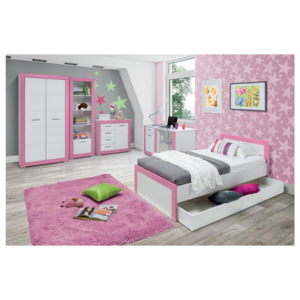 STE Detská izba Twin - biela / ružová