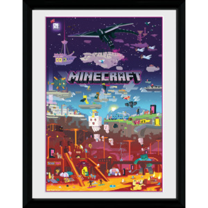 Rámovaný Obraz - Minecraft - World Beyond