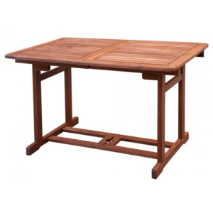 Záhradný stôl stôl rozkládací obdĺžnikový acacia (prírodná)