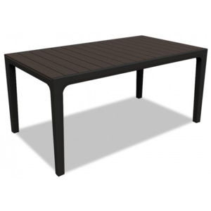 Harmony - Stôl (čierna, hnedá)