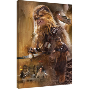 Obraz na plátne Star Wars : Epizóda VII - Chewbacca Art, (60 x 80 cm)