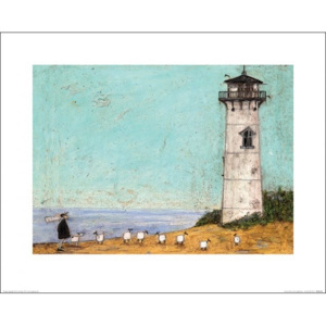 Reprodukcia, Obraz - Sam Toft - Seven Sisters And A Lighthouse, (50 x 40 cm)
