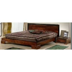 Furniture nábytok Masívna posteľ z Palisanderu Anusúja I 217x212x25/80 cm