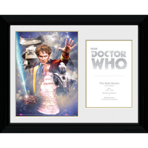 Rámovaný Obraz - Doctor Who - 6th Doctor Colin Baker