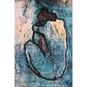 Plagát, Obraz - Pablo Picasso - modrý akt 1902, (61 x 91,5 cm)