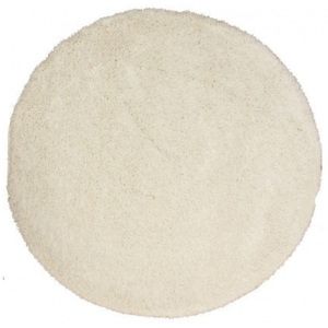 Kusový koberec Shaggy vlas 30mm Fion biely, Velikosti 67x67cm