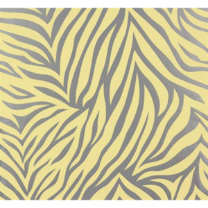 Vliesové tapety, zebra vzor žltý, NENA 57266, MARBURG, rozmer 10,05 m x 0,53 m