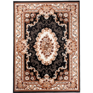 Kusový koberec PP Maestro čiernobéžový, Velikosti 80x150cm