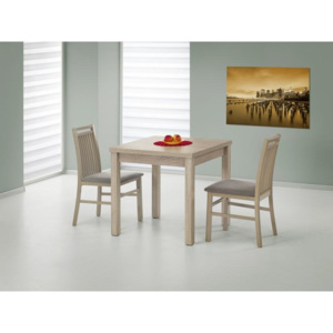 Drevený rozkladací jedálenský stôl Gracjan Halmar olše-bílá
