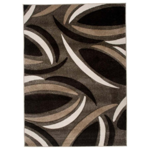 Kusový koberec Moderné tvary 4 šedo hnedý, Velikosti 80x150cm