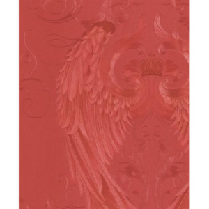 Vliesové tapety, ornamenty červené, Gloockler 52592, Marburg, rozmer 10,05 m x 0,70 m