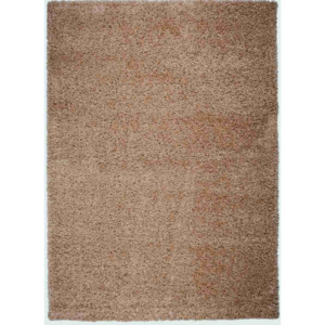 Kusový koberec Shaggy Loca Faustino hnedý 2, Velikosti 80x150cm
