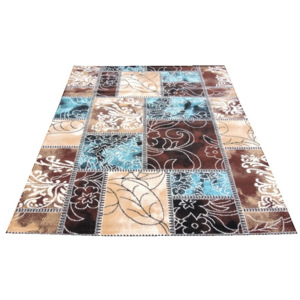 Kusový koberec PP Marion hnedotyrkysový, Velikosti 150x210cm