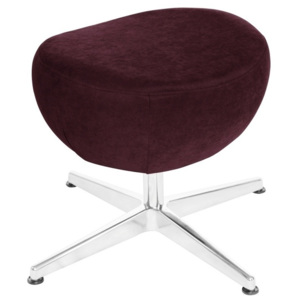Vínovočervená otočná stolička/podnožka My Pop Design Vostell