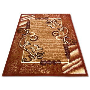 Kusový koberec PP Piesočné duny hnedý, Velikosti 70x220cm