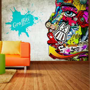 Fototapeta - Graffiti beauty 100x70 cm