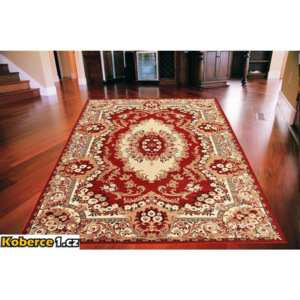 Kusový koberec klasický vzor 10 bordó, Velikosti 50x80cm