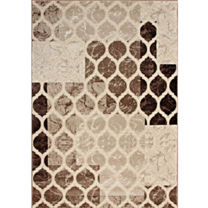 Kusový koberec Roxana béžový ovál, Velikosti 120x170cm