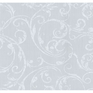 Vliesové tapety, ornament biely, Graziosa 4211920, P+S International, rozmer 0,53 m x 10,05 m
