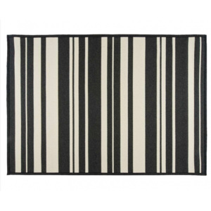 Koberec Lumo, čierno-biely, Rozmery 80x200 cm VM-Carpet