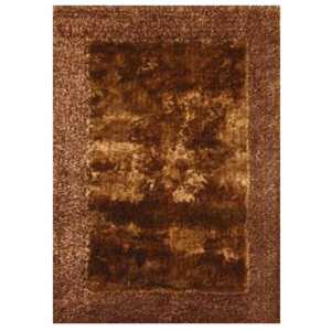 Kusový koberec Shaggy Confine hnedý, Velikosti 170x240cm