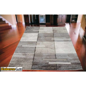 Kusový koberec Vekta sivobéžový, Velikosti 133x190cm