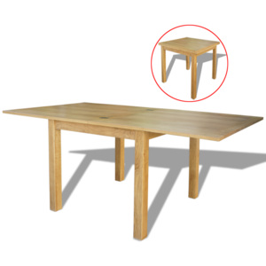 Rozťahovací stôl, dub, 85x85x75 cm