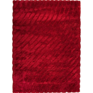 Luxusný kusový koberec viskóza Bianca vínovo červený, Velikosti 120x170cm