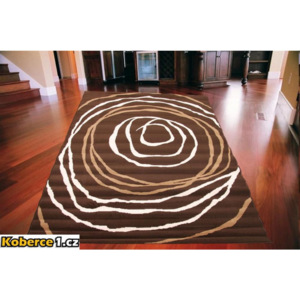 Kusový koberec PP Barel hnedý, Velikosti 120x170cm