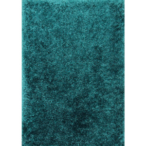 Kusový koberec Shaggy vlas 30mm Fiono modrý, Velikosti 70x140cm