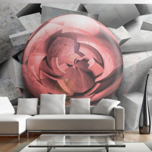 Fototapeta - Stone rose 150x105 cm