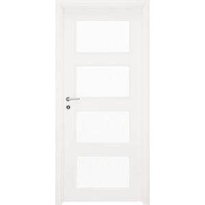 Interiérové dvere Colorado 5 presklené, 80 L, biele