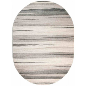 Kusový koberec Zeus béžový ovál, Velikosti 140x190cm