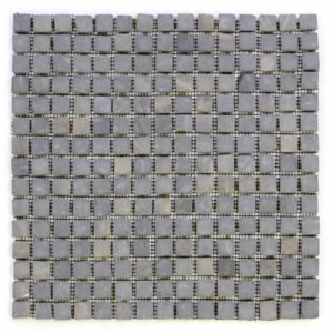 Mramorová mozaika Garth – sivá – obklady 1 ks
