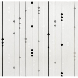 Vinylové tapety, prúžky čierne, WohnSinn 54516, Marburg, rozmer 10,05 m x 0,53 m