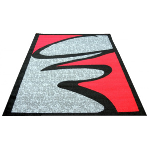 Kusový koberec PP Vilson sivočervený, Velikosti 150x210cm