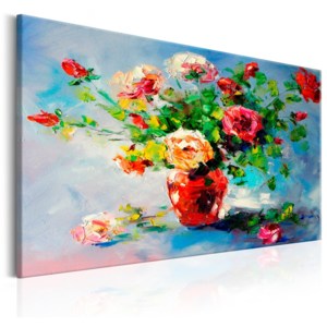 Ručne maľovaný obraz - Beautiful Roses 60x40