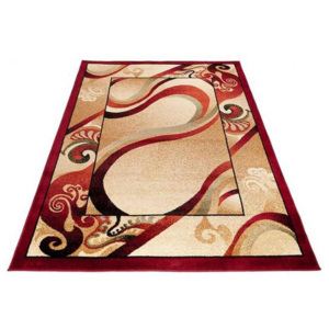 Kusový koberec Vlnenie červený, Velikosti 60x100cm
